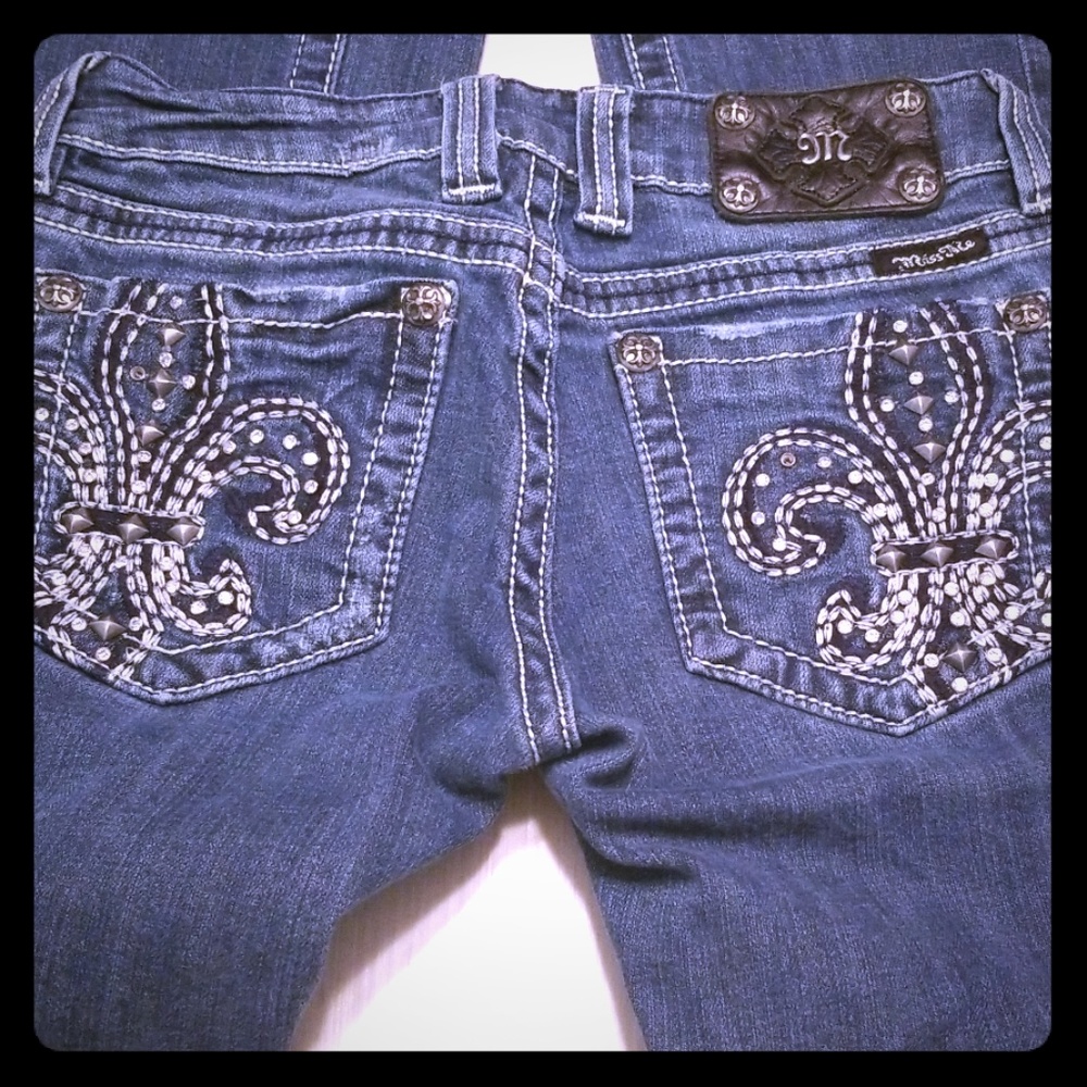 Miss Me💎 Jeans hemmed to fit 5'2"